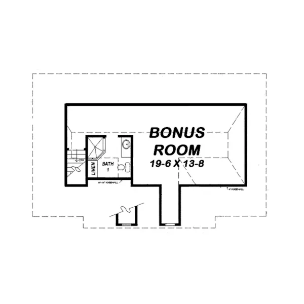 Building Plans Bonus Room - 075D-7504 | House Plans and More