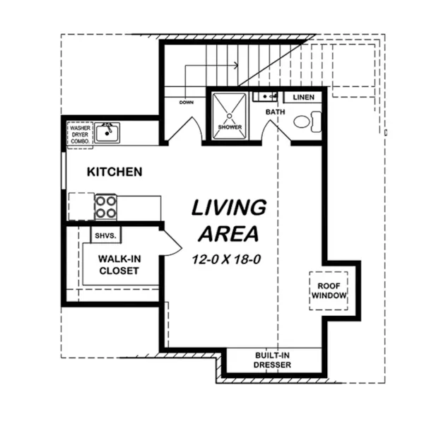 Tudor House Plan Second Floor -  075D-7505 | House Plans and More