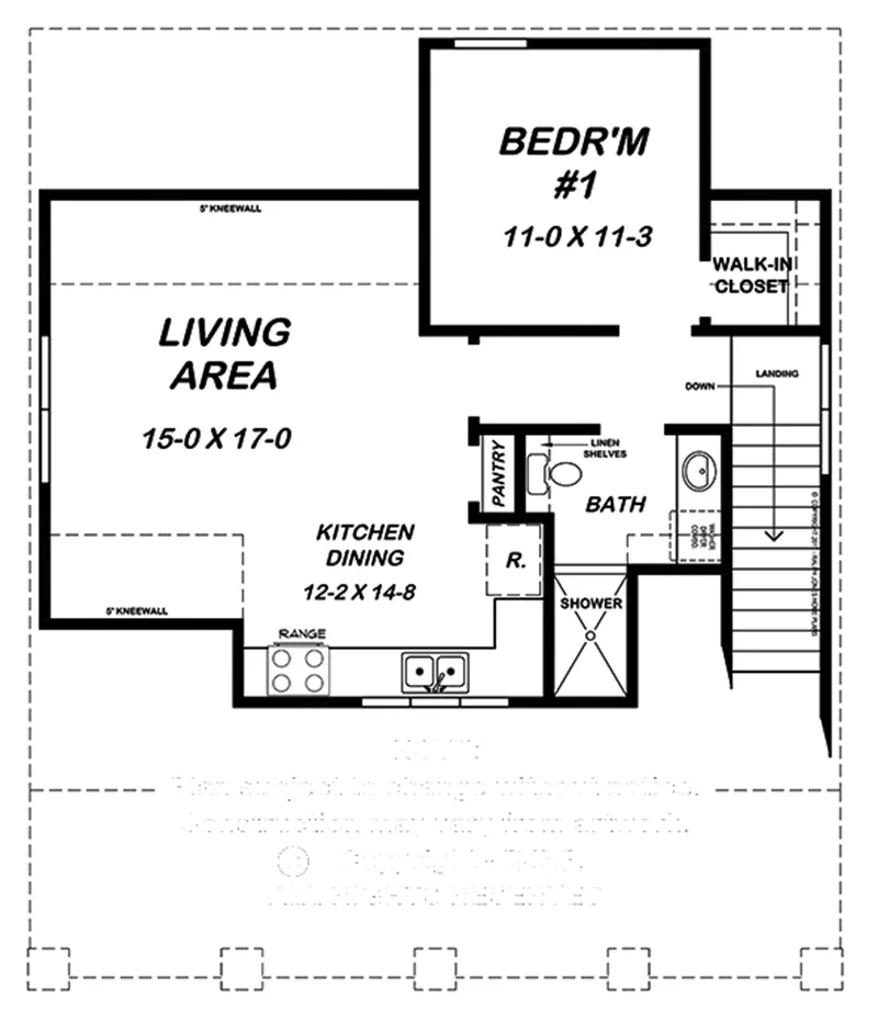 Tudor House Plan Second Floor -  075D-7508 | House Plans and More