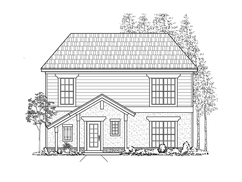 Building Plans Front of Home - 075D-7510 | House Plans and More