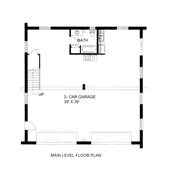 Building Plans First Floor - Waggoner Rustic Log Home 088D-0406 | House Plans and More