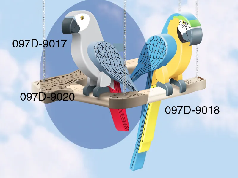 African grey parrot pattern would look great perched in a sunroom