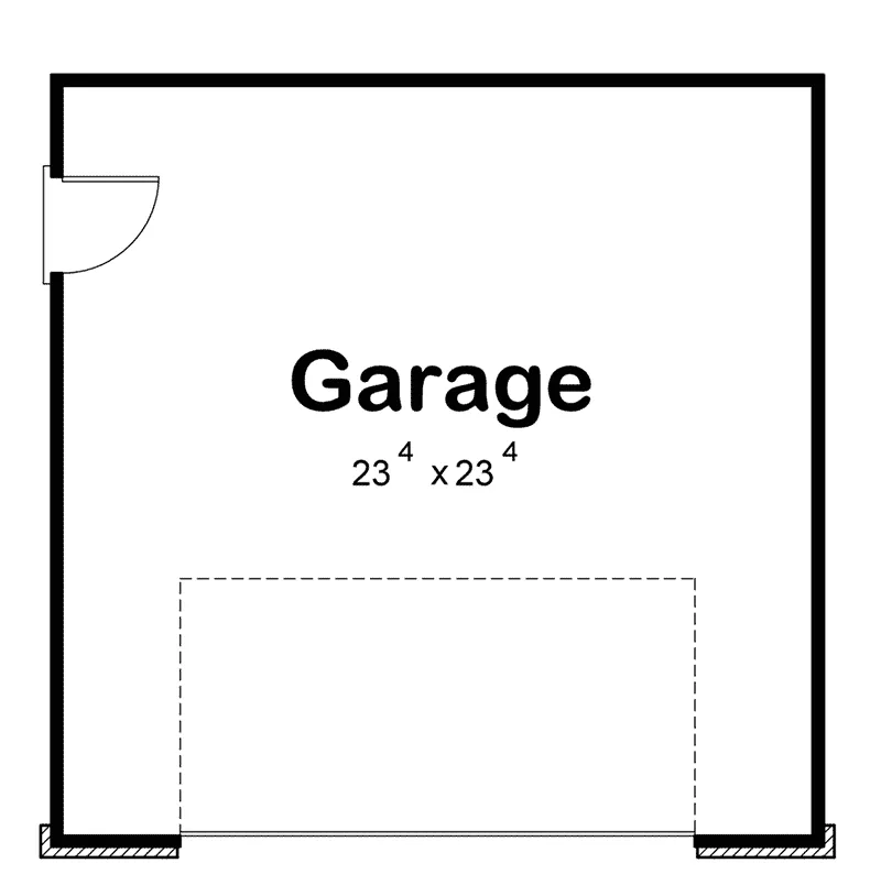 Building Plans Garage Floor Plan -  098D-6000 | House Plans and More