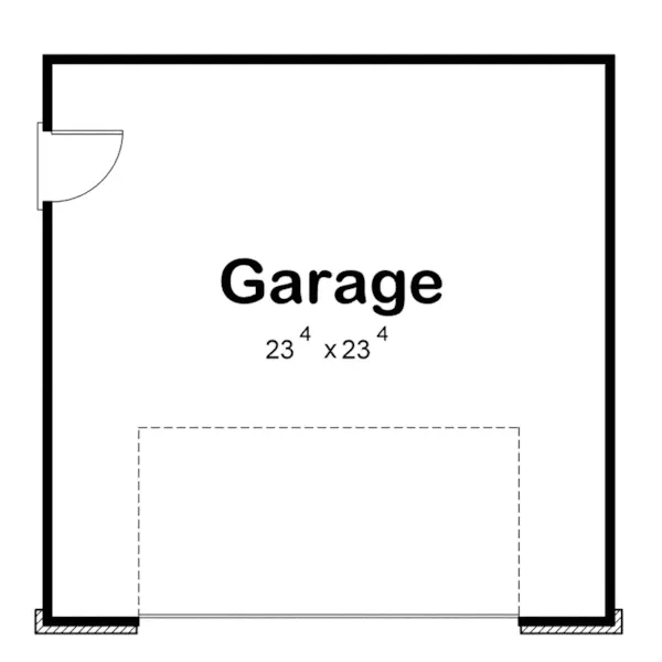 Building Plans Garage Floor Plan -  098D-6000 | House Plans and More