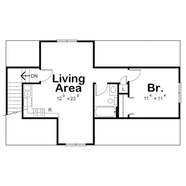 Craftsman House Plan First Floor -  098D-7501 | House Plans and More