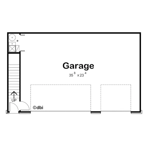 Craftsman House Plan Garage Floor Plan -  098D-7501 | House Plans and More