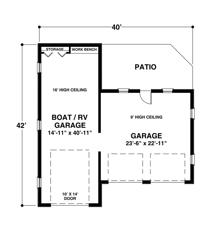 Building Plans First Floor - 108D-6004 | House Plans and More