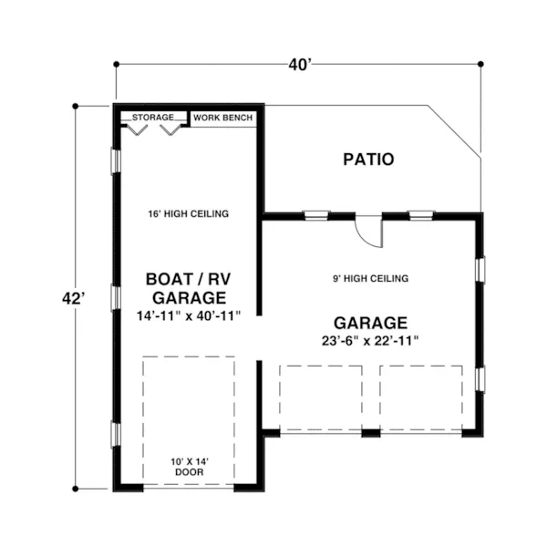 Building Plans First Floor - 108D-6004 | House Plans and More