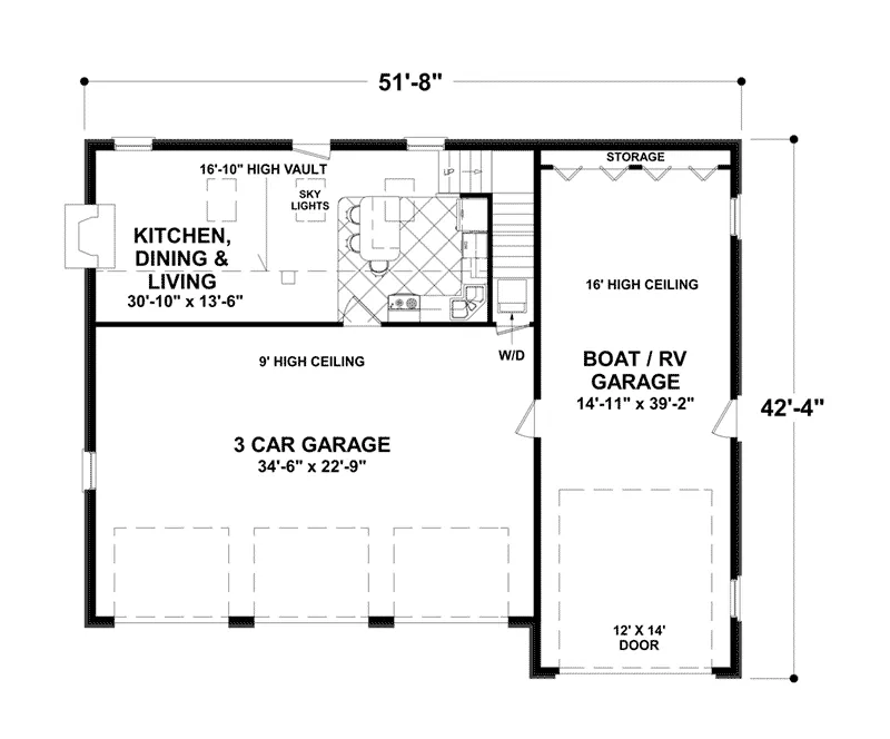 Building Plans First Floor -  108D-7505 | House Plans and More