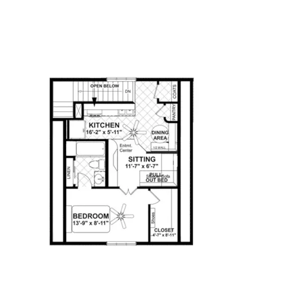 Building Plans Second Floor -  108D-7506 | House Plans and More