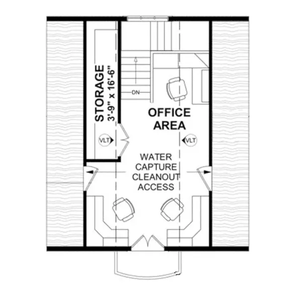 Farmhouse Plan Second Floor - Carly Country Apartment Garage 108D-7507 | House Plans and More