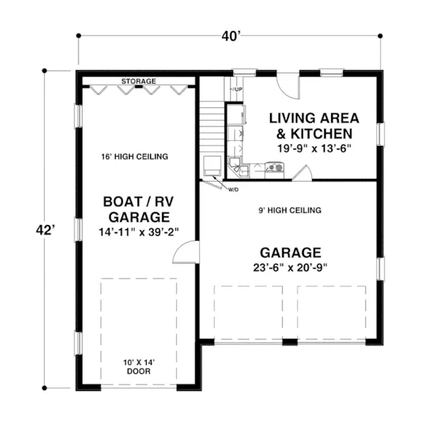 Building Plans First Floor - 108D-7509 | House Plans and More