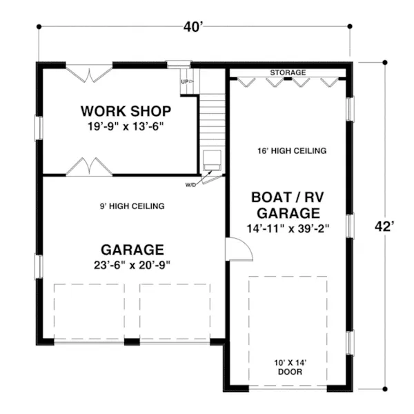 Building Plans First Floor - 108D-7510 | House Plans and More