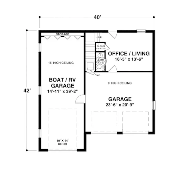 Building Plans First Floor - 108D-7511 | House Plans and More