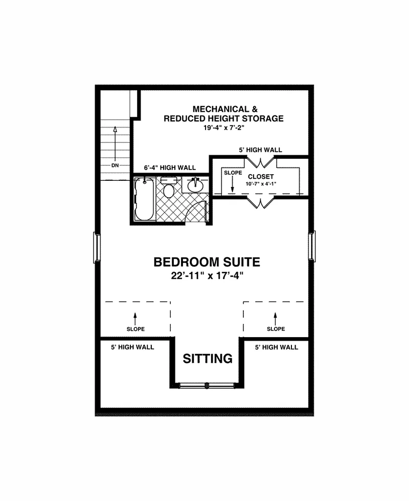 Building Plans Second Floor - 108D-7512 | House Plans and More