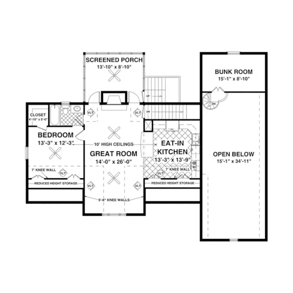 Building Plans First Floor - 108D-7514 | House Plans and More