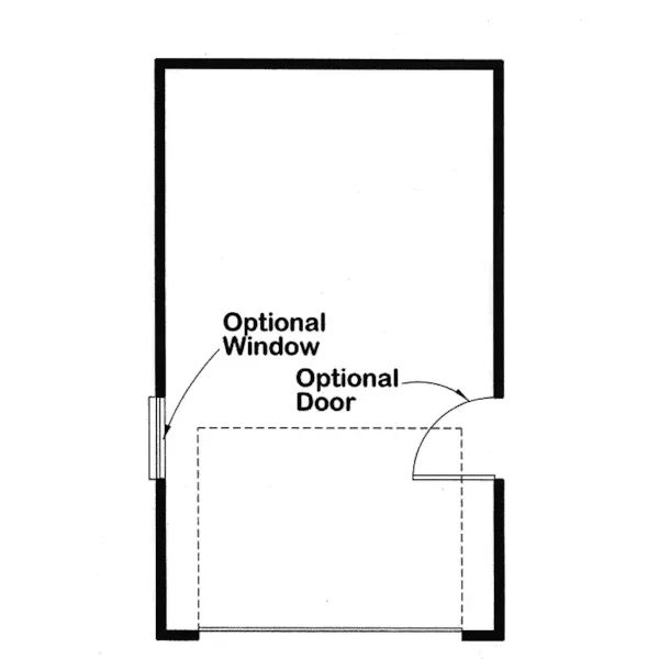 Building Plans First Floor - Bethea 1-Car Garage 109D-6007 | House Plans and More