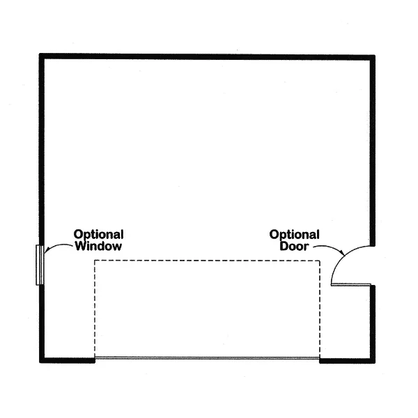 Building Plans First Floor - Birdena Two-Car Garage  109D-6009 | House Plans and More