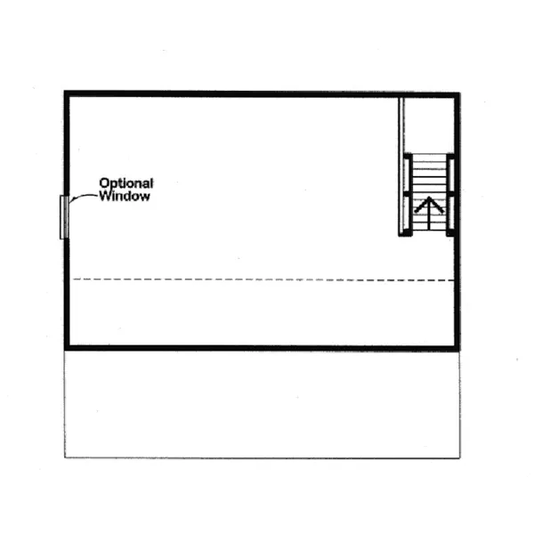 Building Plans Second Floor - Belmont Hill Clerestory Garage 109D-6011 | House Plans and More