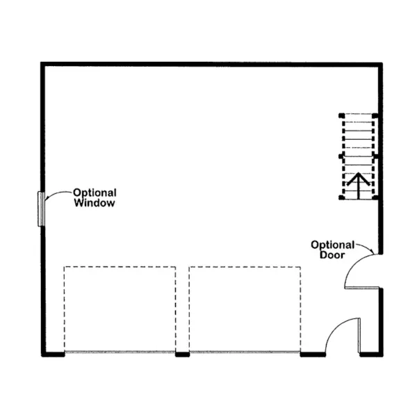 Cape Cod & New England House Plan First Floor - Krueger Cape Cod Style Garage 109D-6013 | House Plans and More