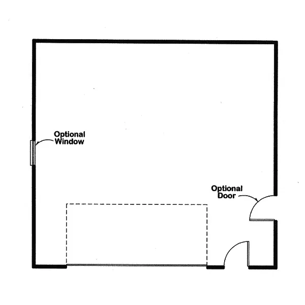 Building Plans First Floor - Grovena Traditional Garage 109D-6014 | House Plans and More