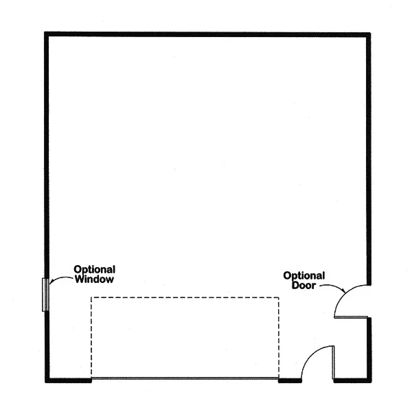 Building Plans First Floor - Molly Garage With Tall Door 109D-6015 | House Plans and More