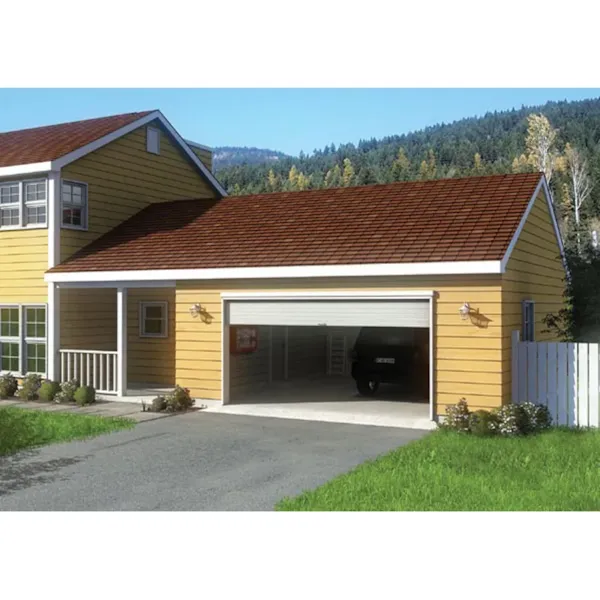 Building Plans Front of Home - Kamilah Two-Car Garage  109D-6016 | House Plans and More