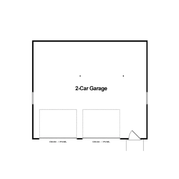 Building Plans First Floor - Jada 2-Car Garage 109D-6017 | House Plans and More