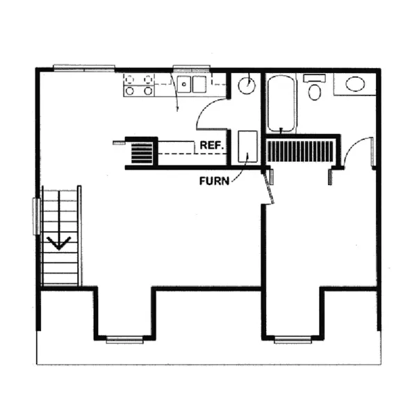 Building Plans Second Floor - Mahala Apartment Garage 109D-6019 | House Plans and More