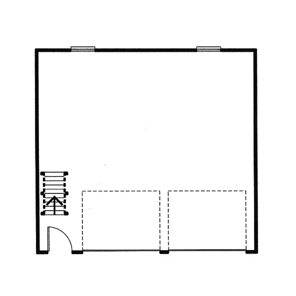 Building Plans First Floor - Keisha Two-Car Garage 109D-6021 | House Plans and More