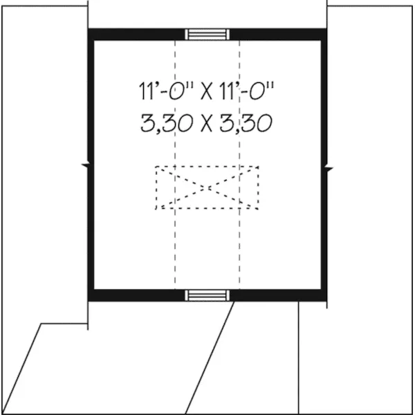 Building Plans Second Floor - Marsha Hill Playhouse Shed 113D-4511 | House Plans and More