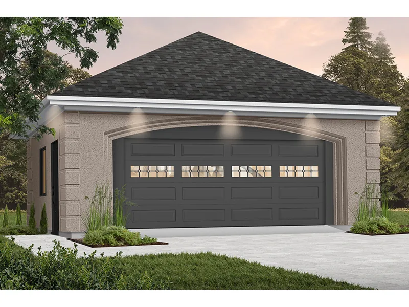 Building Plans Front Photo 02 - Steeplehill Two-Car Garage 113D-6004 | House Plans and More