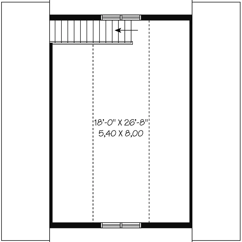 Building Plans Second Floor - Karinda Country Two-Car Garage  113D-6015 | House Plans and More