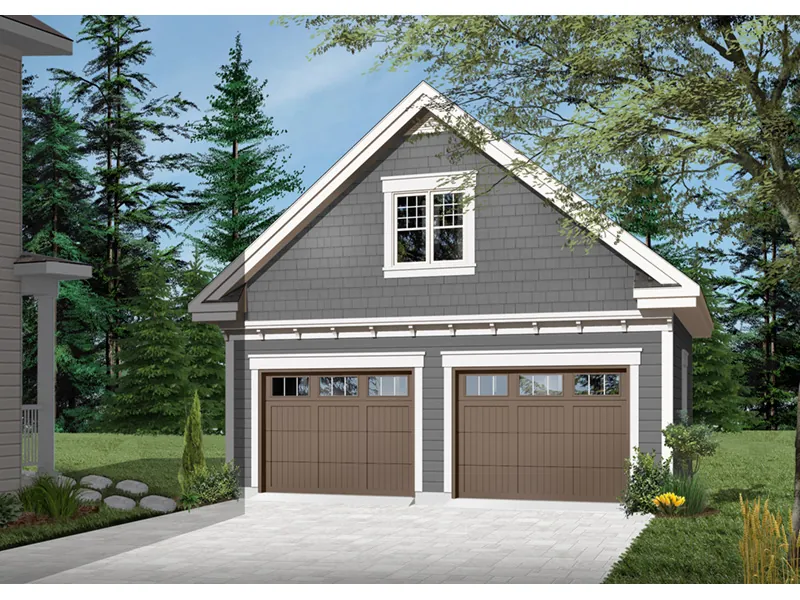 Building Plans Front Photo 01 - Kassie Two-Car Garage  113D-6017 | House Plans and More
