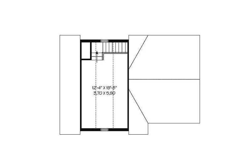 Building Plans Bonus Room - Leandra Three-Car Economy Garage 113D-6030 | House Plans and More