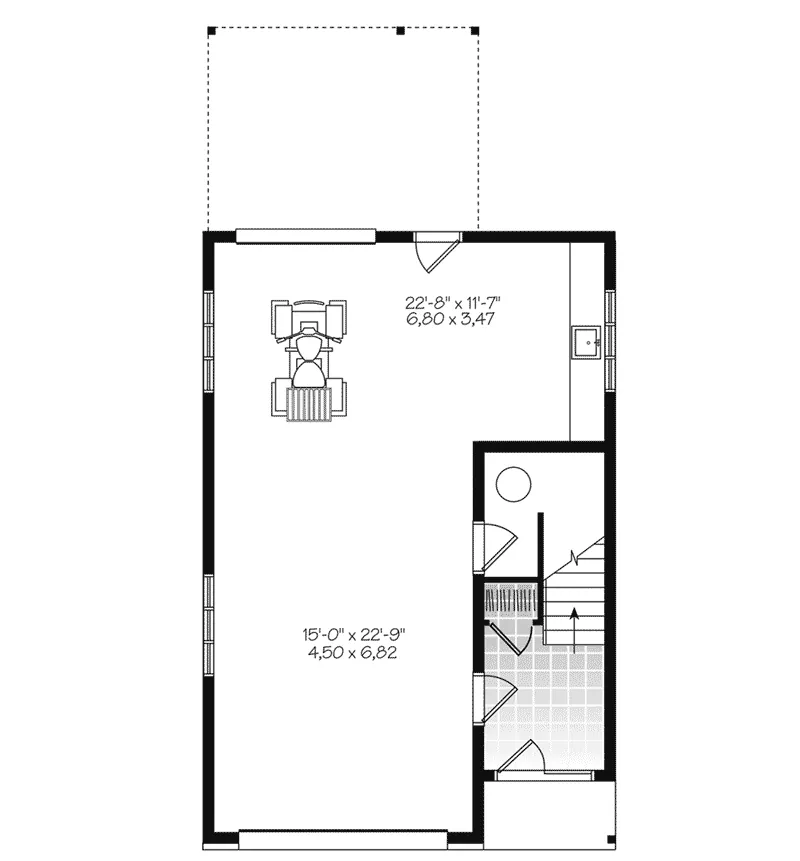 Building Plans Lower Level Floor - 113D-7511 | House Plans and More
