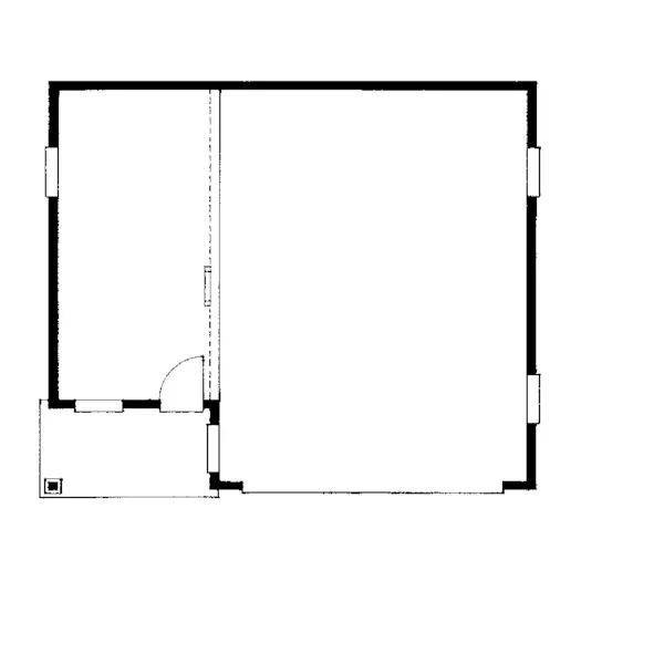 Building Plans First Floor - Sommerton Garage 117D-6000 | House Plans and More