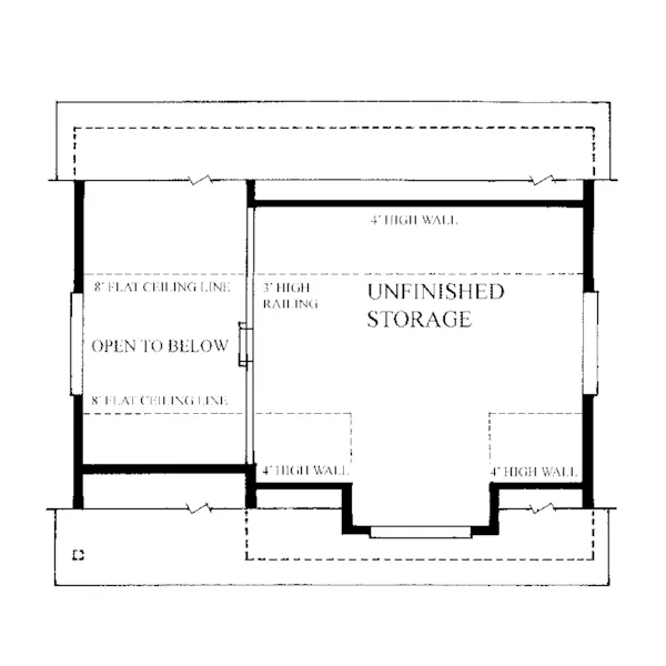 Building Plans Second Floor - Sommerton Garage 117D-6000 | House Plans and More