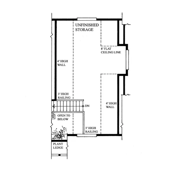 Building Plans Second Floor - Homestead Rustic Garage 117D-6001 | House Plans and More