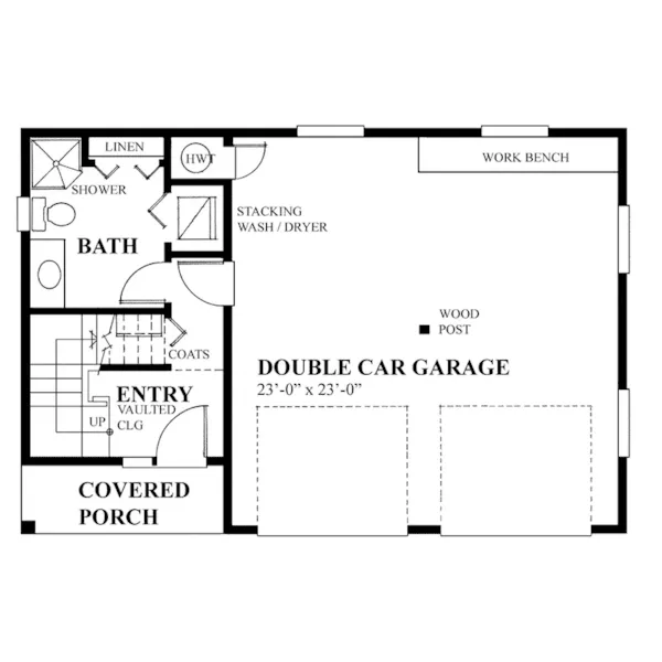 Building Plans First Floor -  117D-7503 | House Plans and More