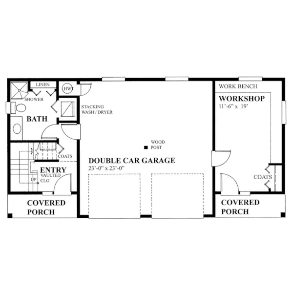 Building Plans First Floor -  117D-7505 | House Plans and More