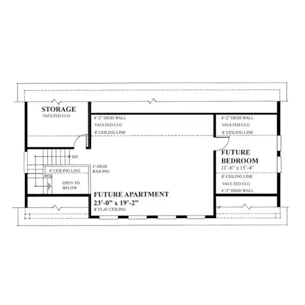 Building Plans Second Floor -  117D-7505 | House Plans and More