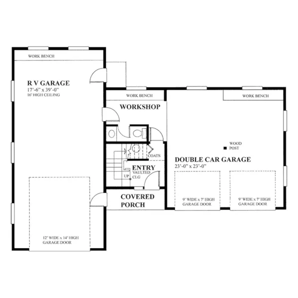 Building Plans First Floor -  117D-7508 | House Plans and More