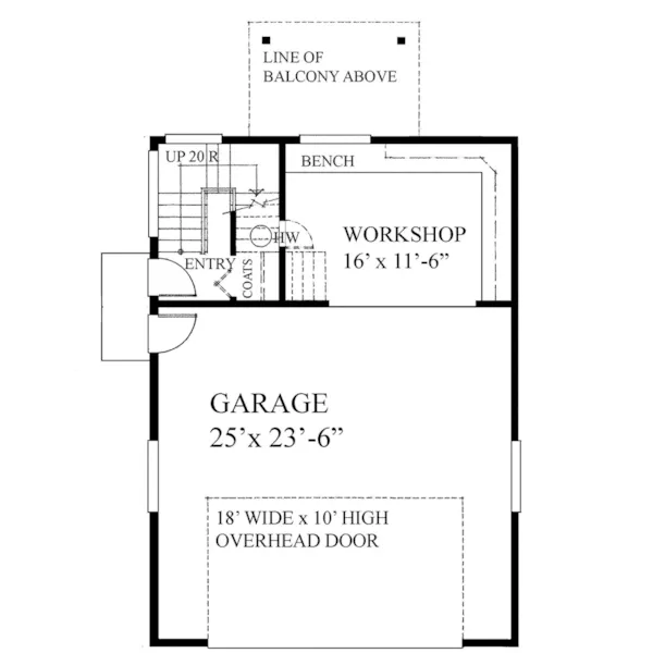 Building Plans First Floor -  117D-7509 | House Plans and More