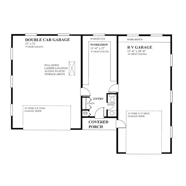 Building Plans First Floor -  117D-7510 | House Plans and More