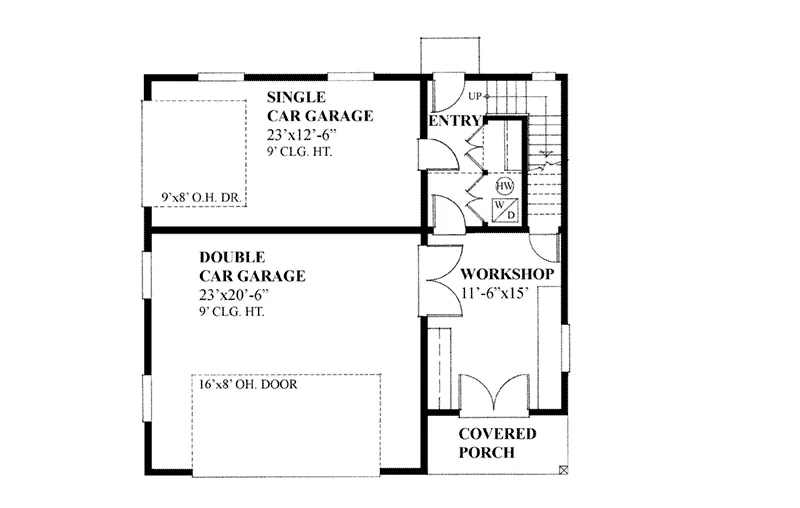 Building Plans First Floor -  117D-7512 | House Plans and More