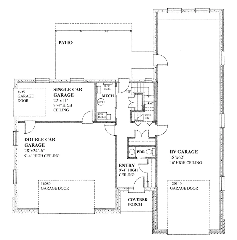 Building Plans First Floor -  117D-7514 | House Plans and More