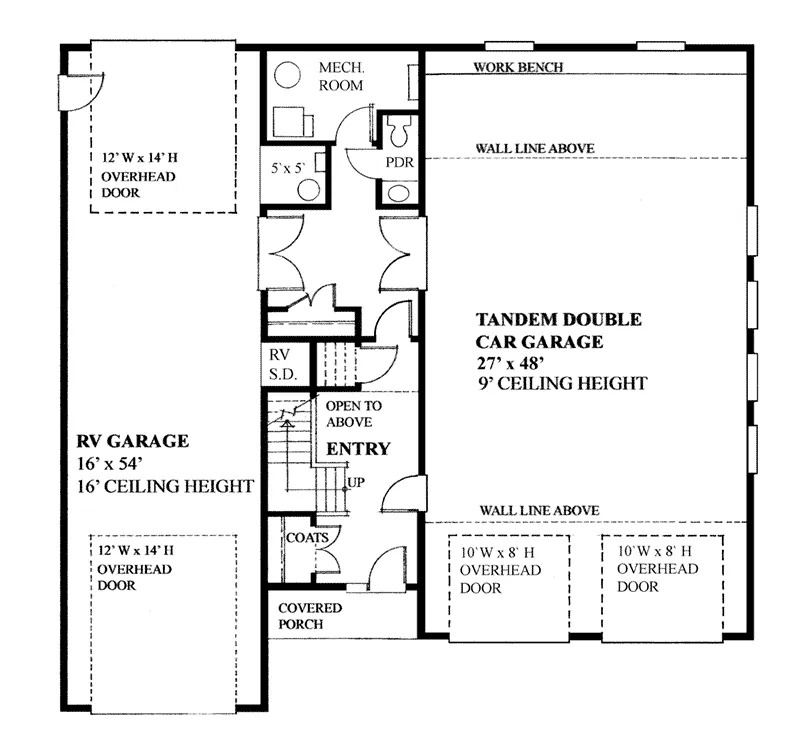 Building Plans First Floor -  117D-7517 | House Plans and More