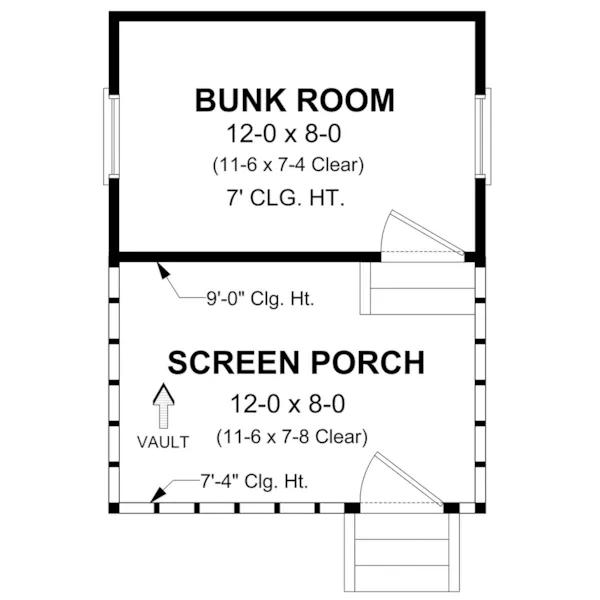 Building Plans First Floor - Tinley Unique Screened Porch 124D-7500 | House Plans and More