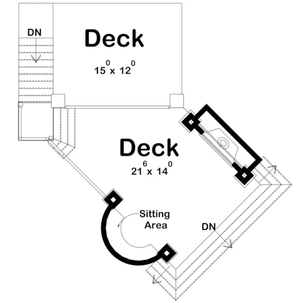 Building Plans First Floor - 125D-3031 | House Plans and More